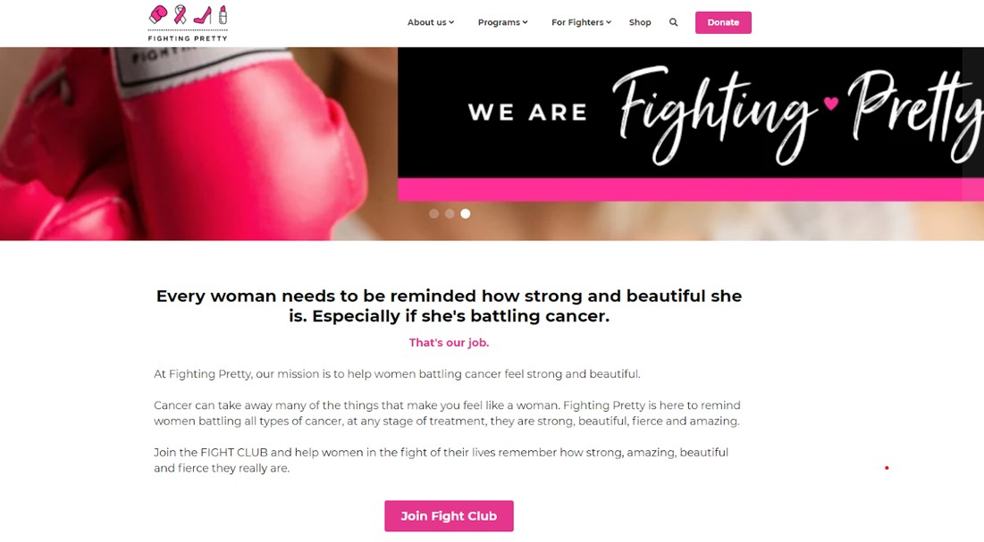 Fighting Pretty Landing Page Fighting Pretty Landing Pageb